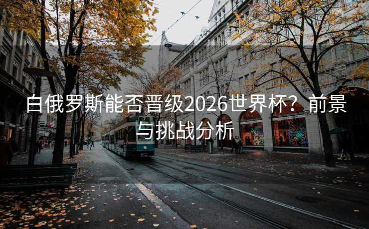 白俄罗斯能否晋级2026世界杯？前景与挑战分析