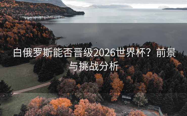 白俄罗斯能否晋级2026世界杯?前景与挑战分析 白俄罗斯能否晋级2026世界杯?前景与挑战分析